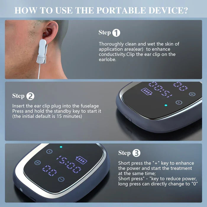 Portable KTS Sleep Aid Device — Drug-Free Microcurrent