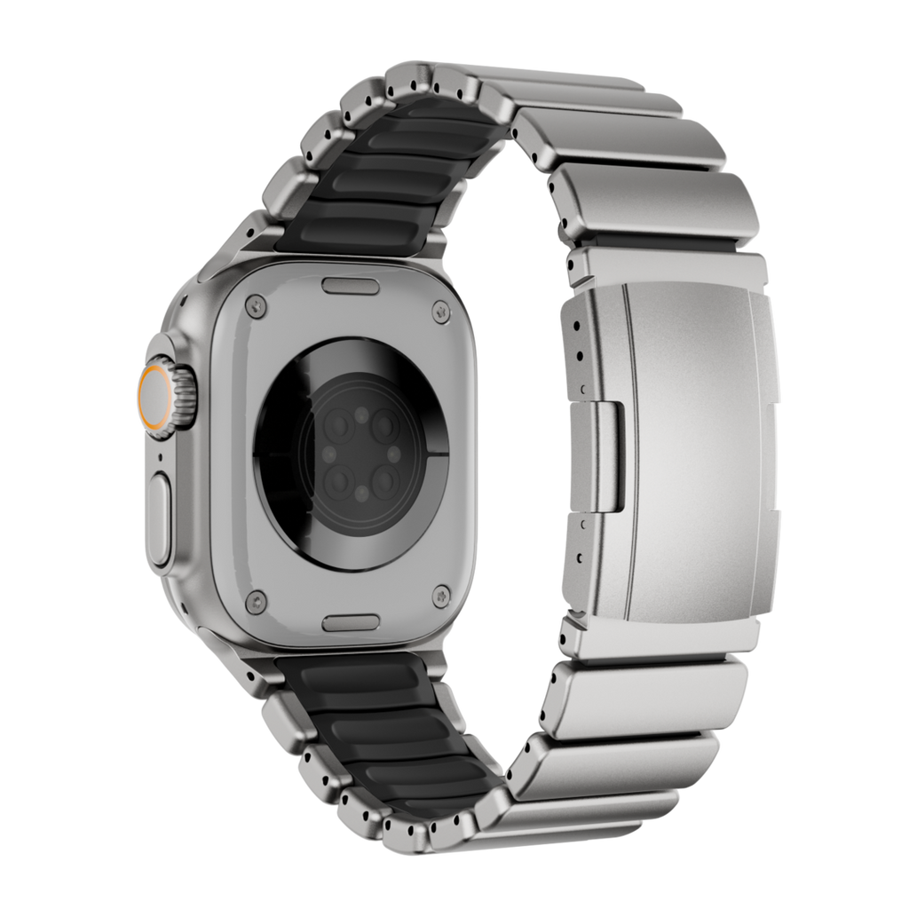 Curea GEMINI Titanium Band pentru Apple Watch Ultra — rezistentă la apă