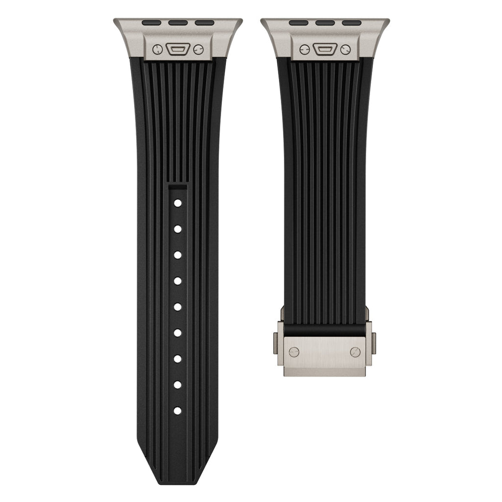 سوار AeroLine من السيليكون لساعة Apple Watch - حزام معصم بقوس مريح