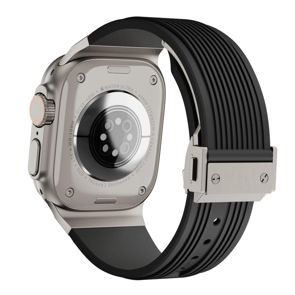 AeroLine silikonrem til Apple Watch — ergonomisk bue, strømlinjeformet profil