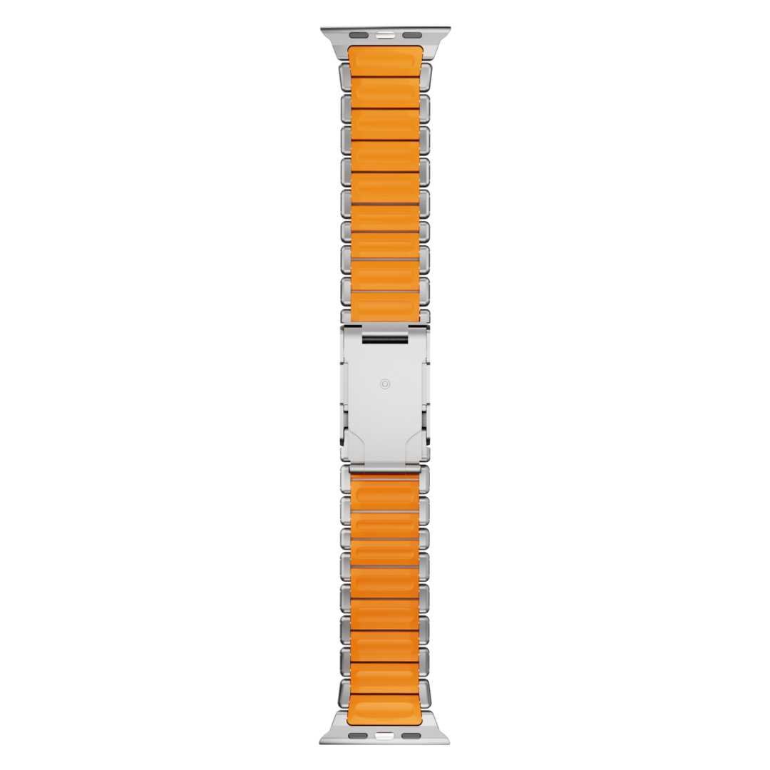 Curea GEMINI Titanium Band pentru Apple Watch Ultra — rezistentă la apă