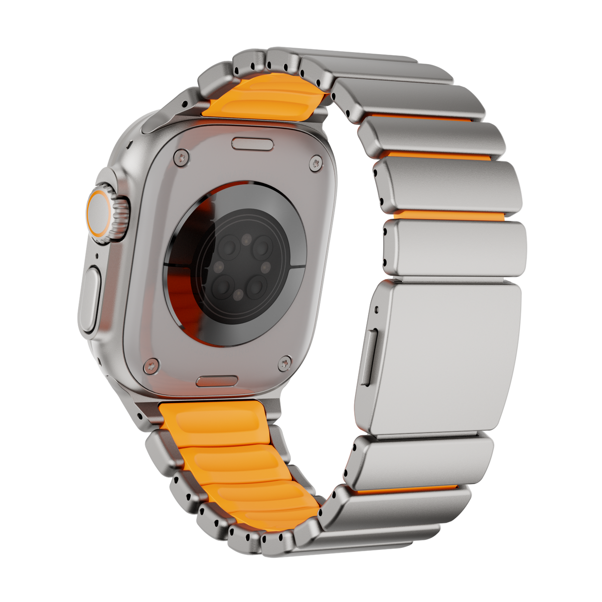 GEMINI Titanium Band Pro - Robust Apple Watch-rem i länkmönster
