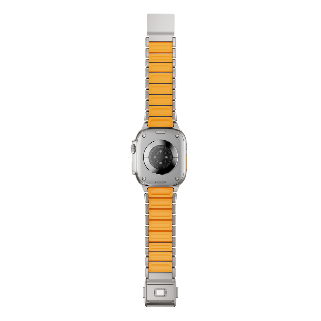 GEMINI Titanium Band Pro - Robust Apple Watch-rem i länkmönster