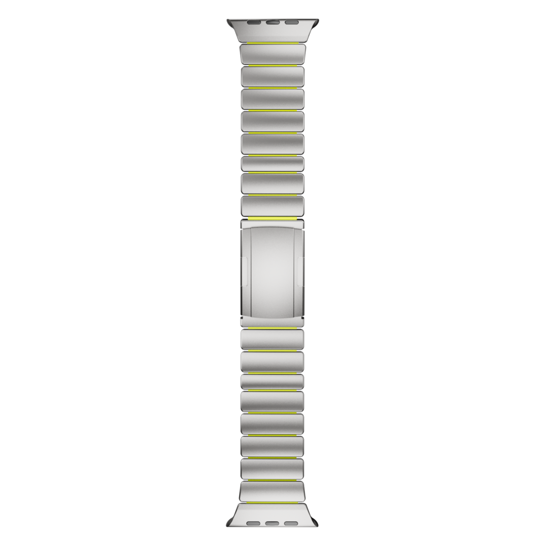 Curea GEMINI Titanium Band pentru Apple Watch Ultra — rezistentă la apă