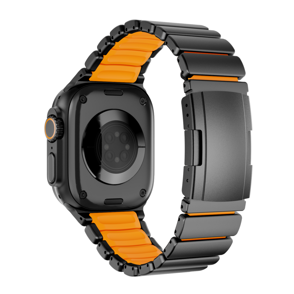 Curea GEMINI Titanium Band pentru Apple Watch Ultra — rezistentă la apă