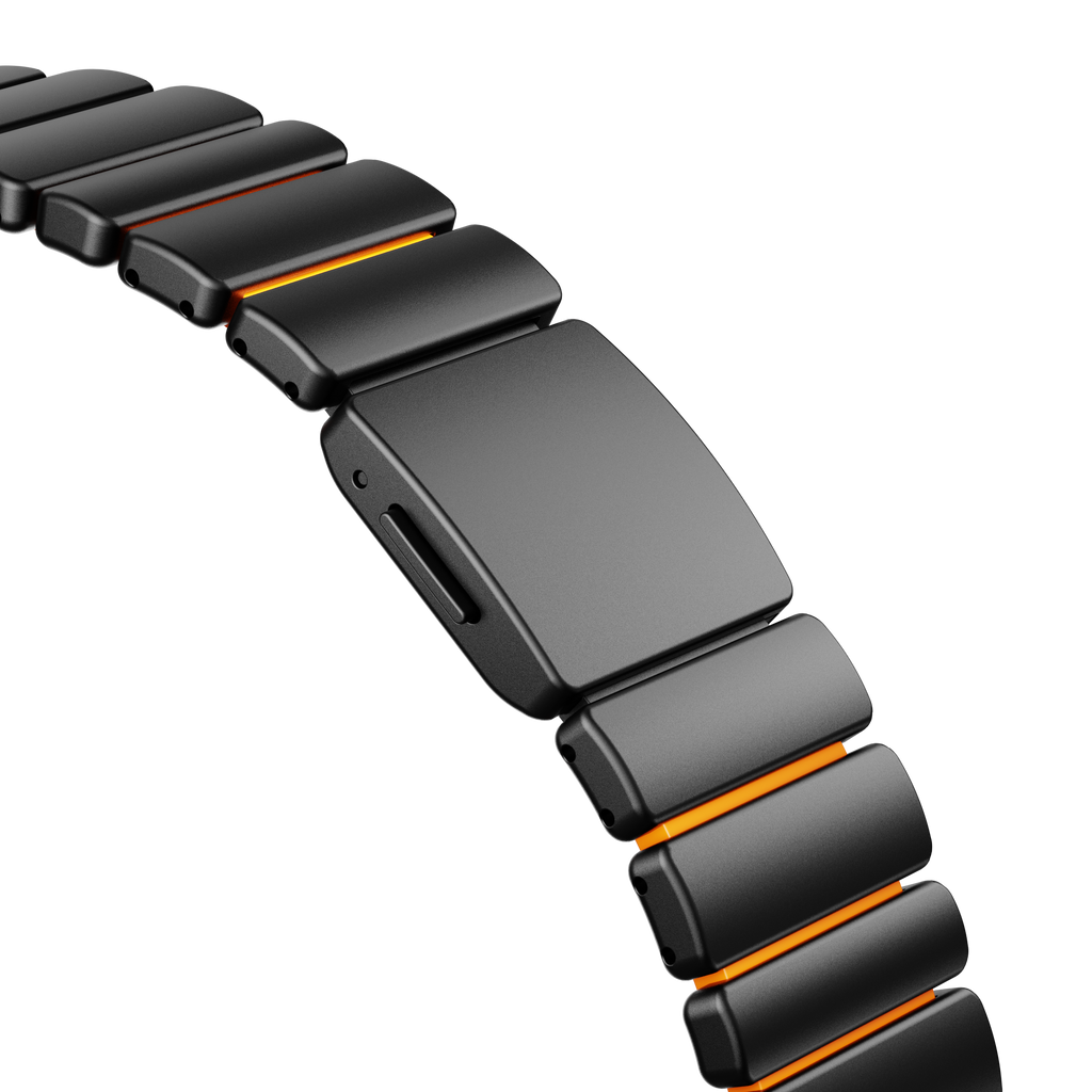 GEMINI Titanium Band Pro - Robust Apple Watch-rem i länkmönster