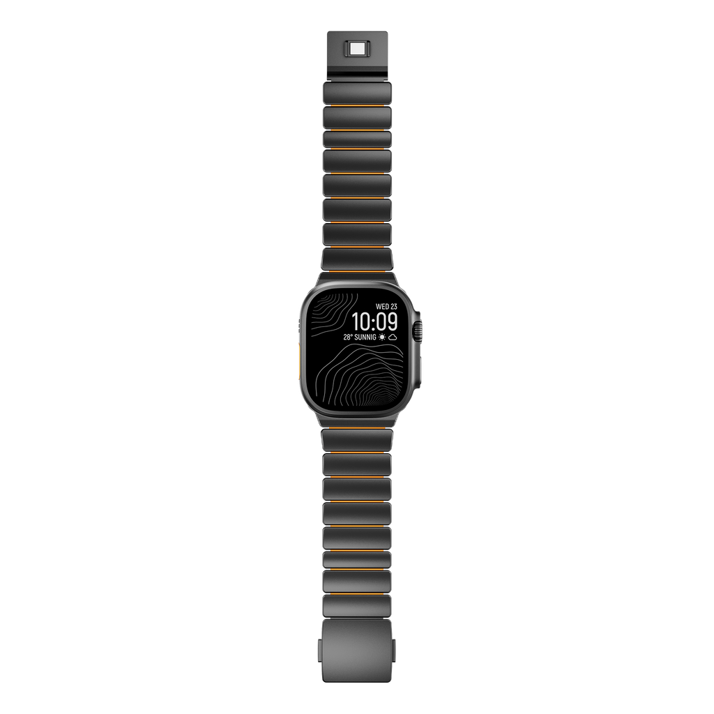 GEMINI Titanium Band Pro - Robust Apple Watch-rem i länkmönster