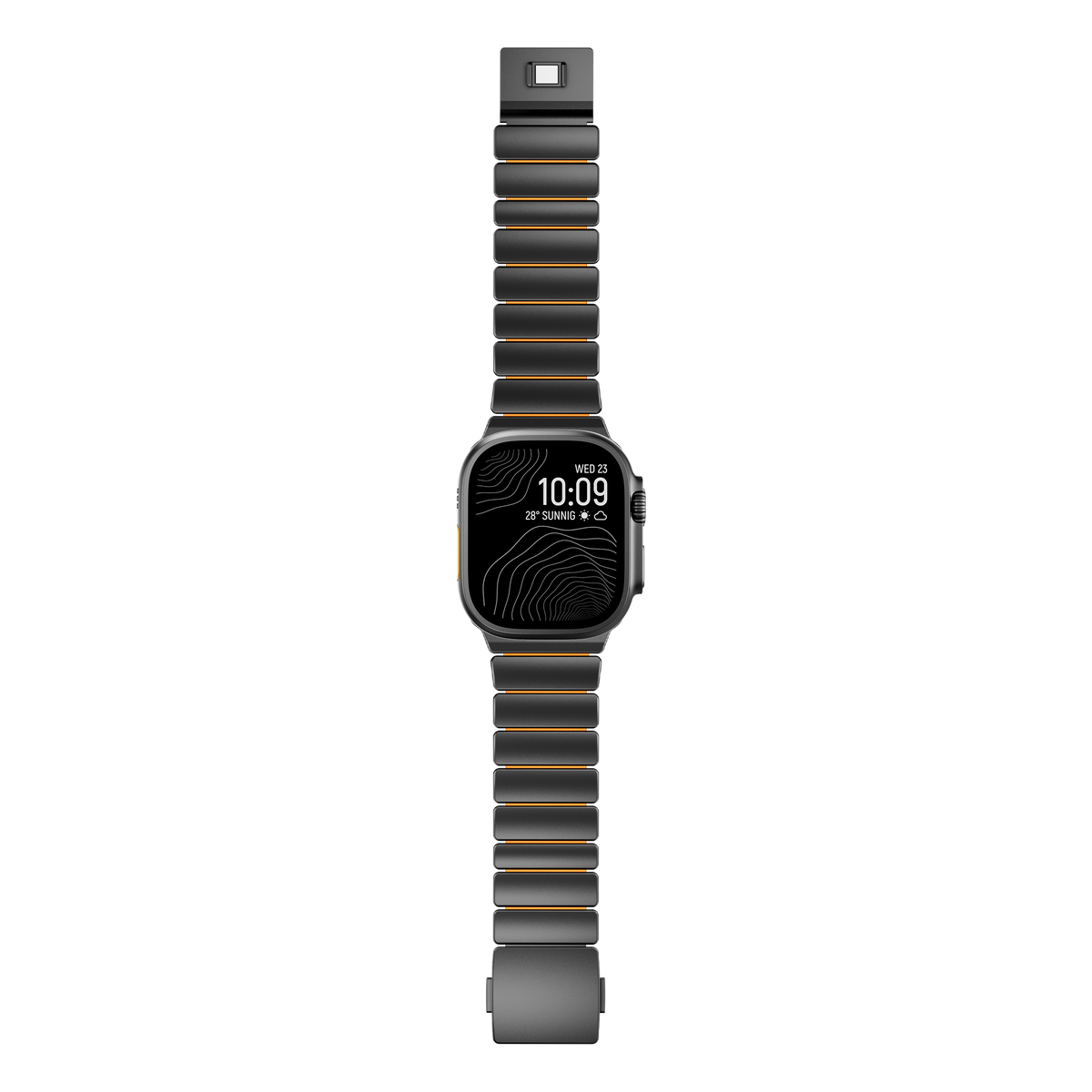 GEMINI Titanium Band Pro - Robust Apple Watch-rem i länkmönster
