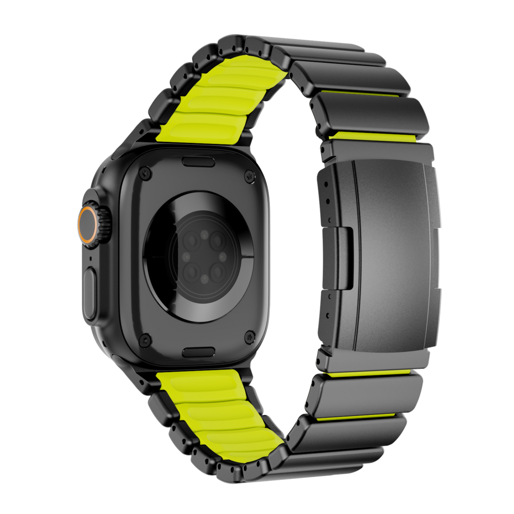Curea GEMINI Titanium Band pentru Apple Watch Ultra — rezistentă la apă