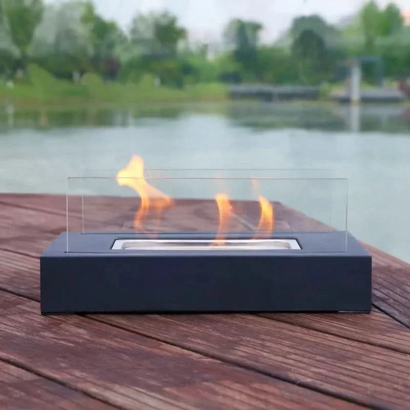 EmberNova Bioethanol Table Fireplace — Smoke-Free Real Flame