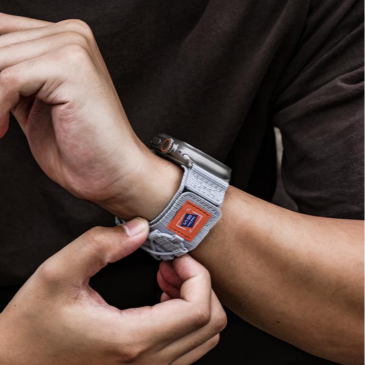 רצועת ניילון קשיחה לשעון Apple Watch — עיצוב טקטי לשטח
