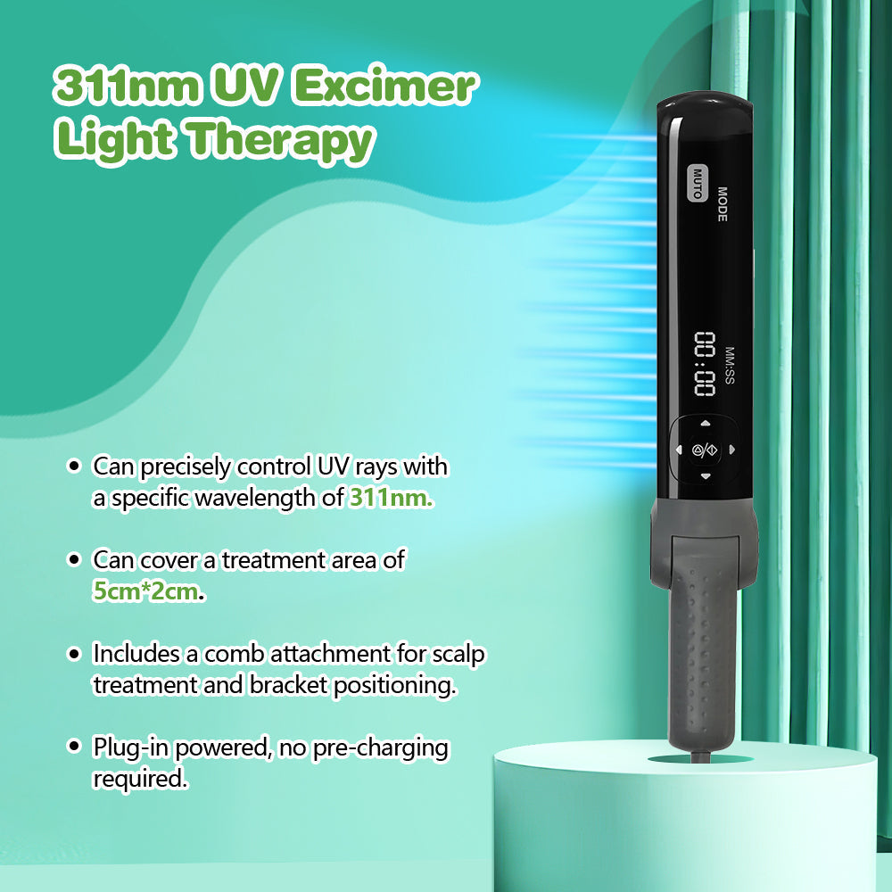 UVB lampa Kernel KN-4003BL 311nm na lupénku a vitiligo