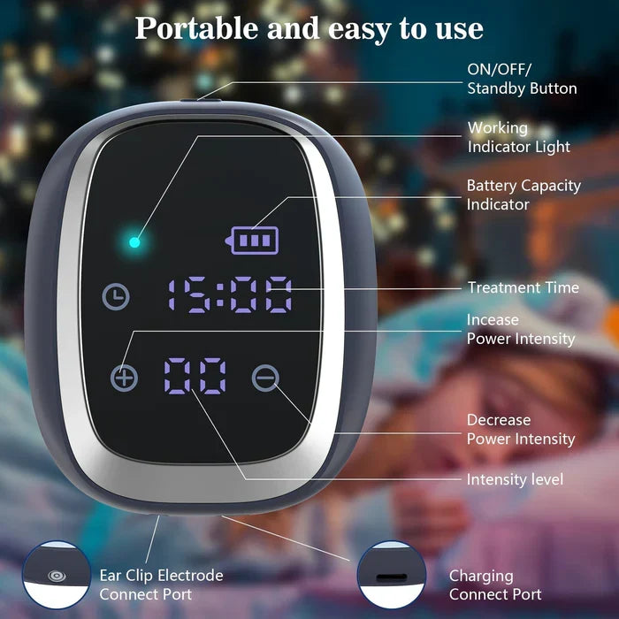 Portable KTS Sleep Aid Device — Drug-Free Microcurrent