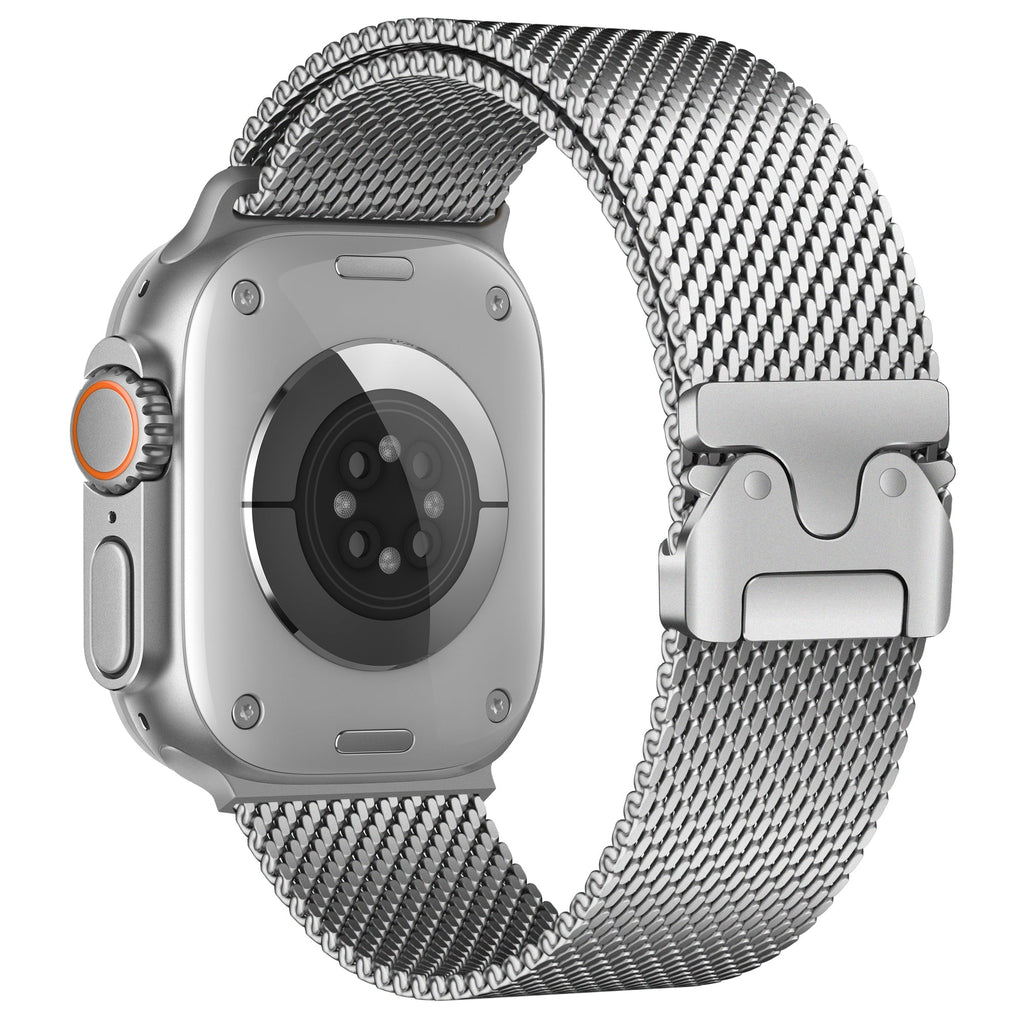 Bracelete em malha Aurora para Apple Watch — estilo clássico
