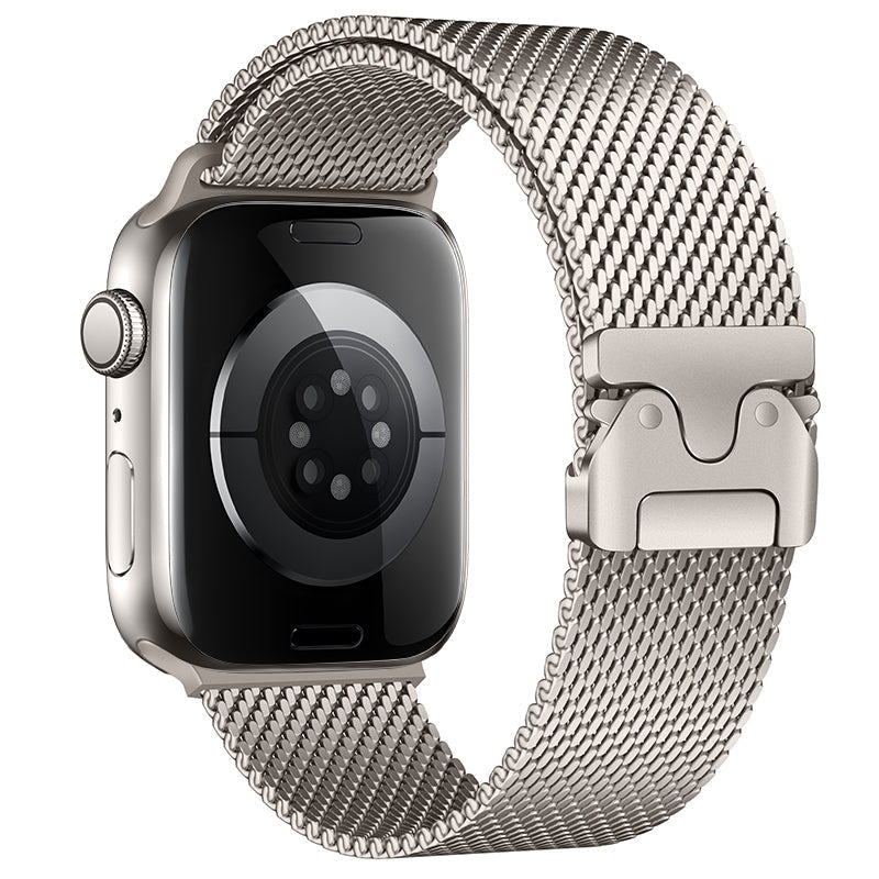 Bracelete em malha Aurora para Apple Watch — estilo clássico