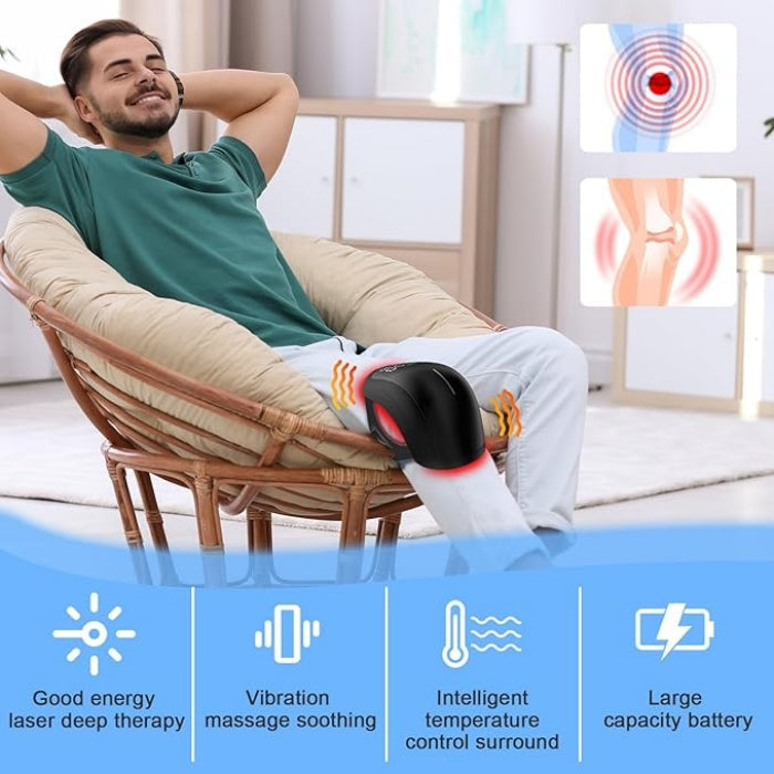 مدلك لتخفيف الألم بالليزر، الإصدار 2.0 Pro — 70 صمامًا ثنائيًا بالأشعة تحت الحمراء