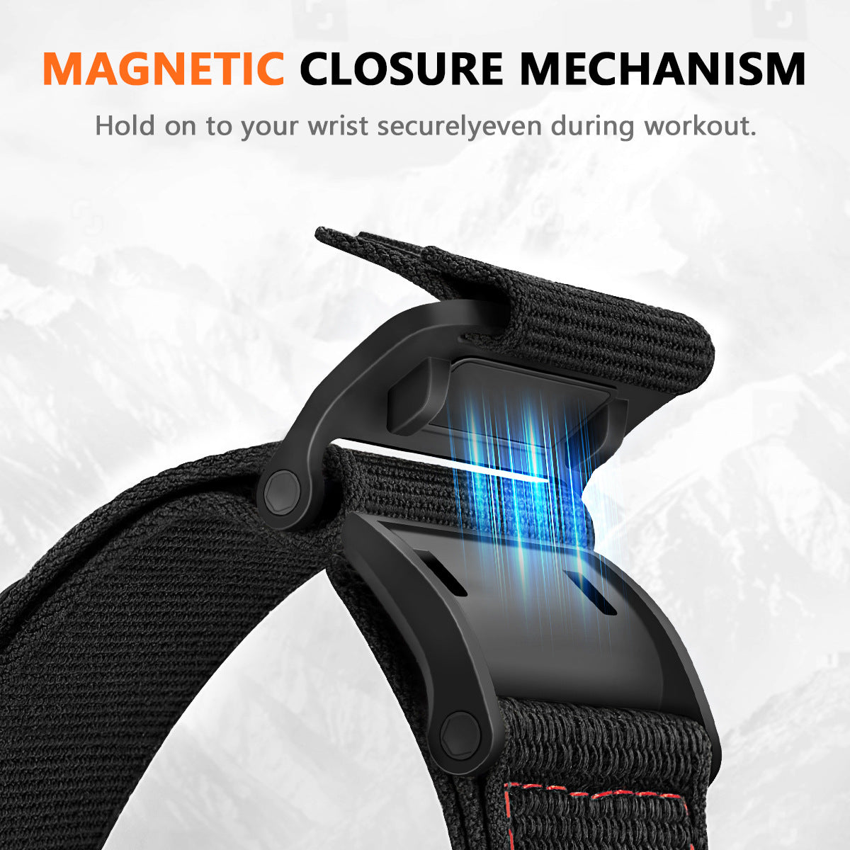 רצועת Apple Watch מגנטית מניילון Extreme — עמידה ונושמת