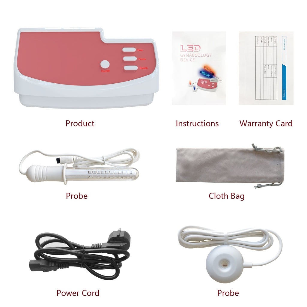 Gynekologický terapeutický přístroj - terapie červeným světlem o dvou vlnových délkách
