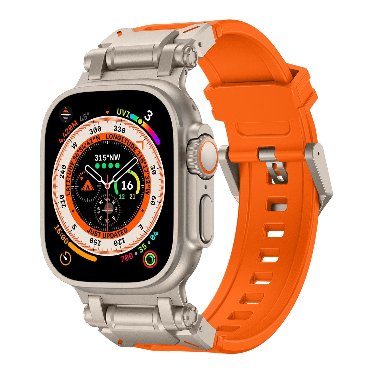 سوار سيليكون بديل Explorer لساعة Apple Watch