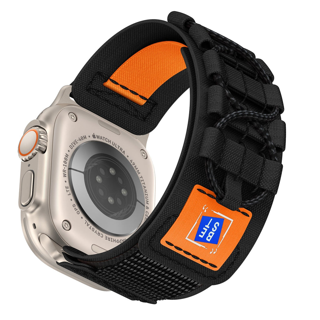 רצועת ניילון קשיחה לשעון Apple Watch — עיצוב טקטי לשטח