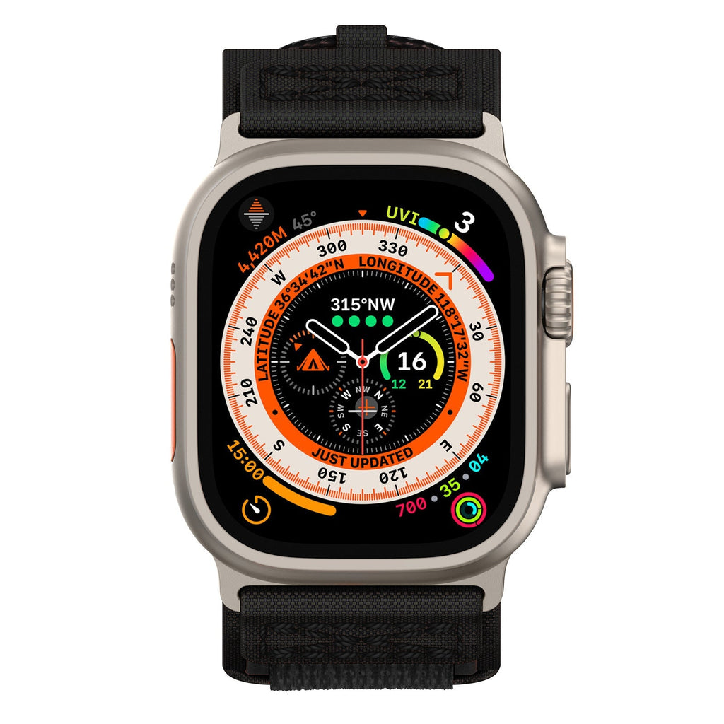 רצועת ניילון קשיחה לשעון Apple Watch — עיצוב טקטי לשטח