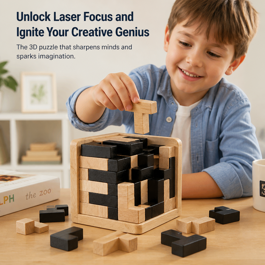NeuroCraft MindCube | Unlock Laser Focus and Ignite Your Creative Genius | livraina