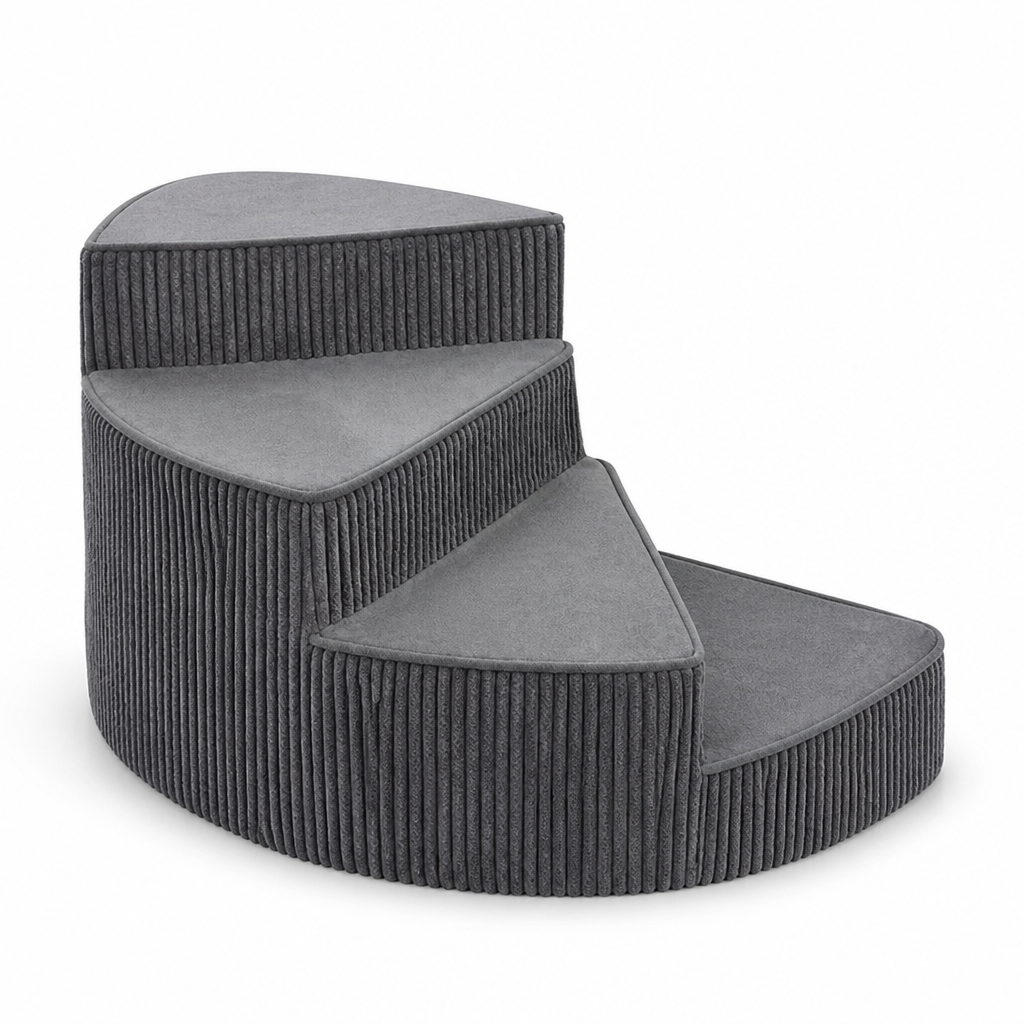 Orthopedic Non-Slip Foam Dog Stairs (Space-Saving) | livraina