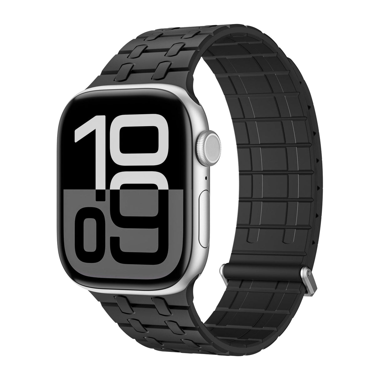 Bracelet de montre magnétique en silicone AP compatible avec l’Apple Watch