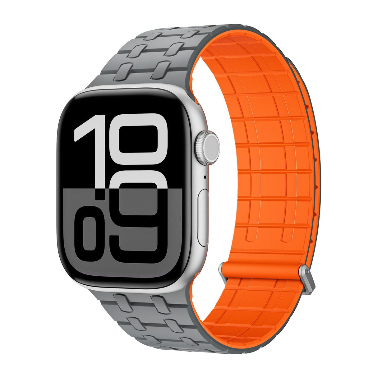 Bracelet de montre magnétique en silicone AP compatible avec l’Apple Watch