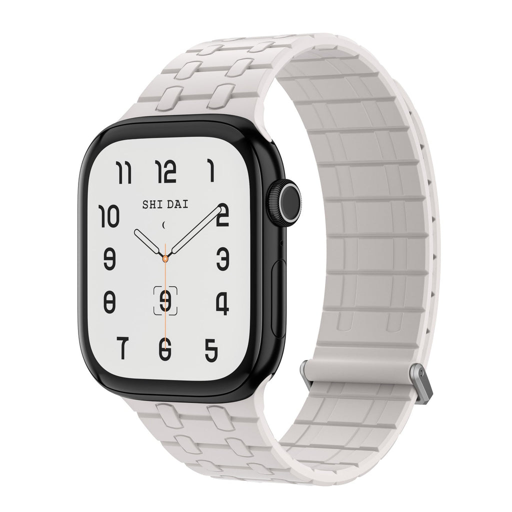 Bracelet de montre magnétique en silicone AP compatible avec l’Apple Watch