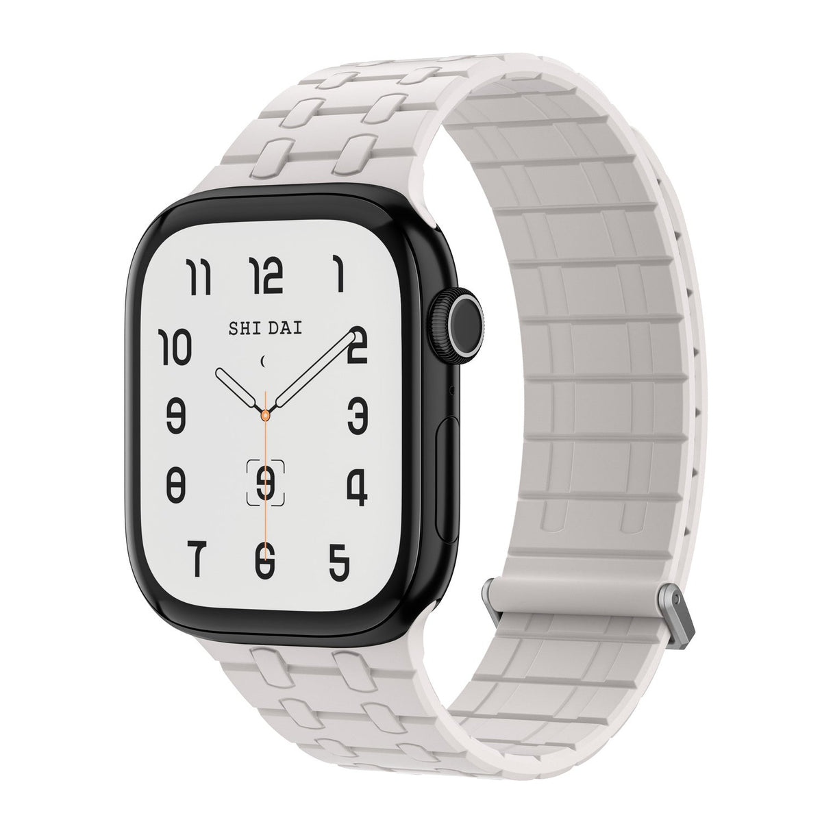 Bracelet de montre magnétique en silicone AP compatible avec l’Apple Watch
