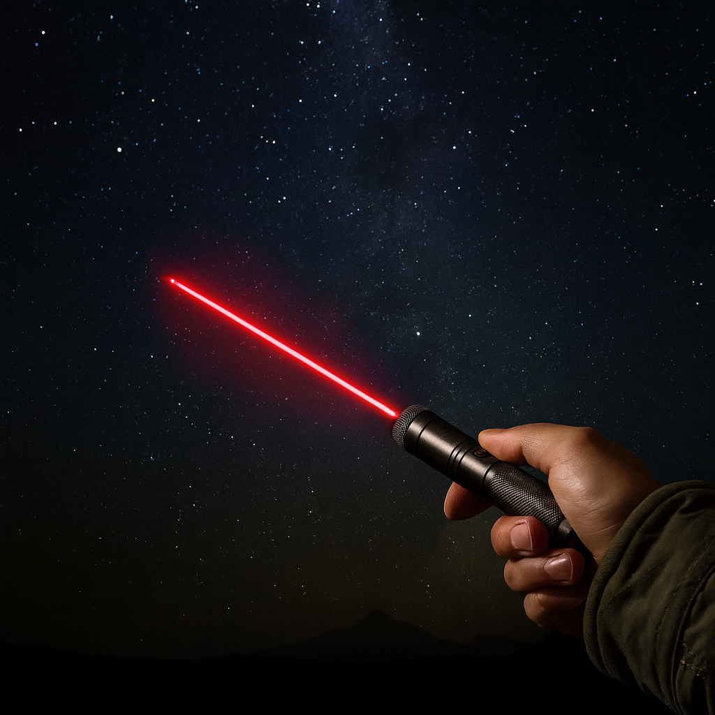 Mocna latarka ze wskaźnikiem laserowym Pro Edition o dalekim zasięgu