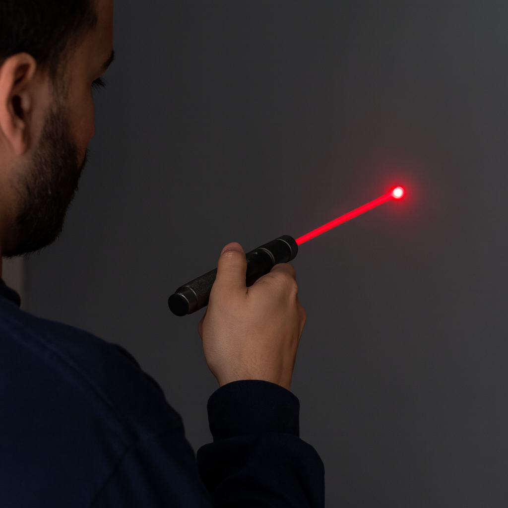 Mocna latarka ze wskaźnikiem laserowym Pro Edition o dalekim zasięgu