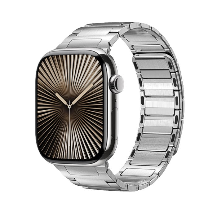 Correa magnética de acero inoxidable para Apple Watch — Ajuste seguro sin hebilla
