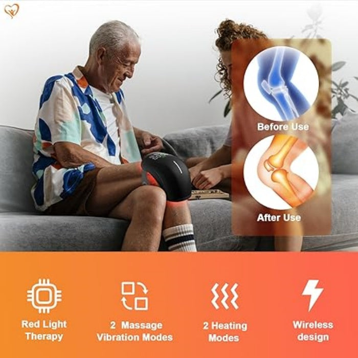 مدلك لتخفيف الألم بالليزر، الإصدار 2.0 Pro — 70 صمامًا ثنائيًا بالأشعة تحت الحمراء