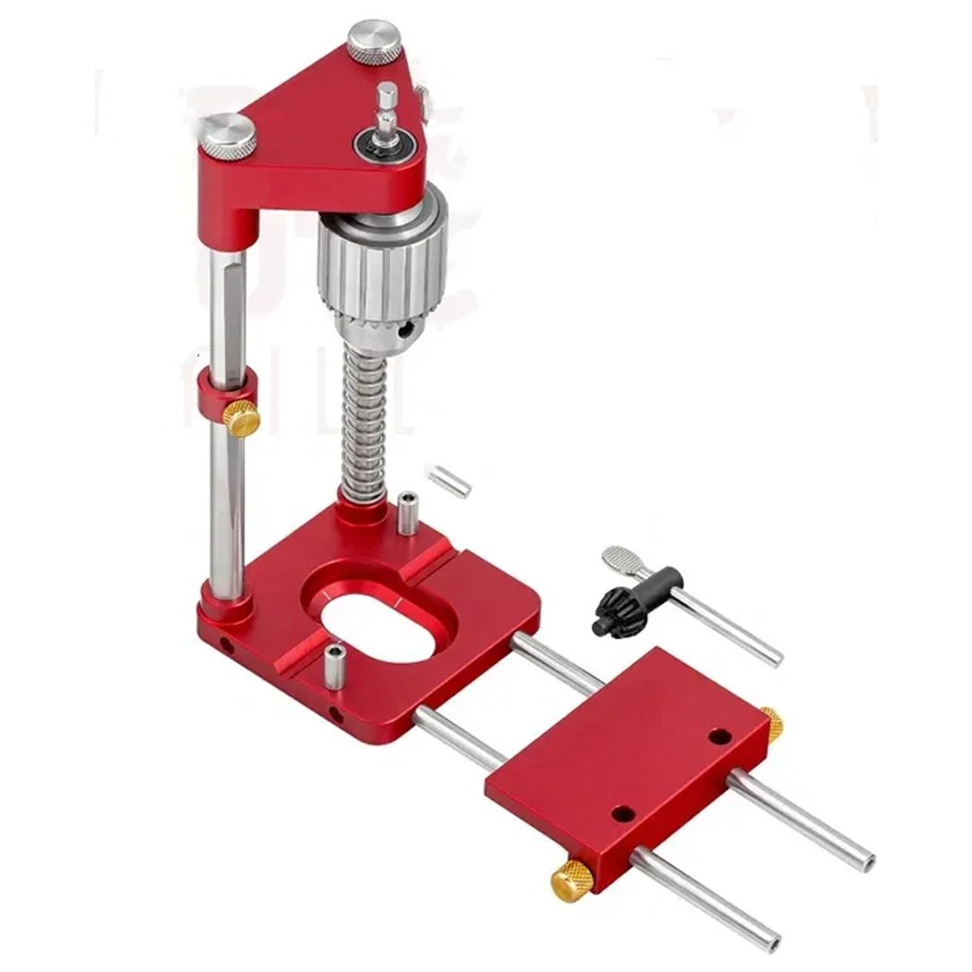 Localizador de taladros para carpintería con vástago hexagonal de 1/4 de pulgada