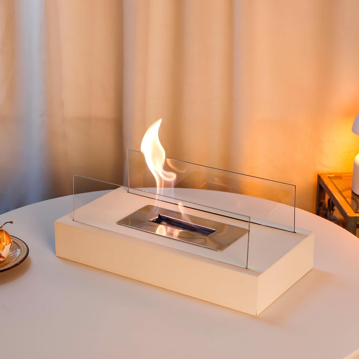 EmberNova Bioethanol Table Fireplace — Smoke-Free Real Flame