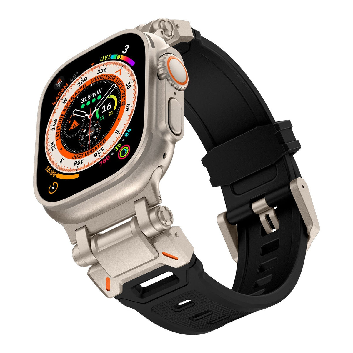 سوار سيليكون بديل Explorer لساعة Apple Watch