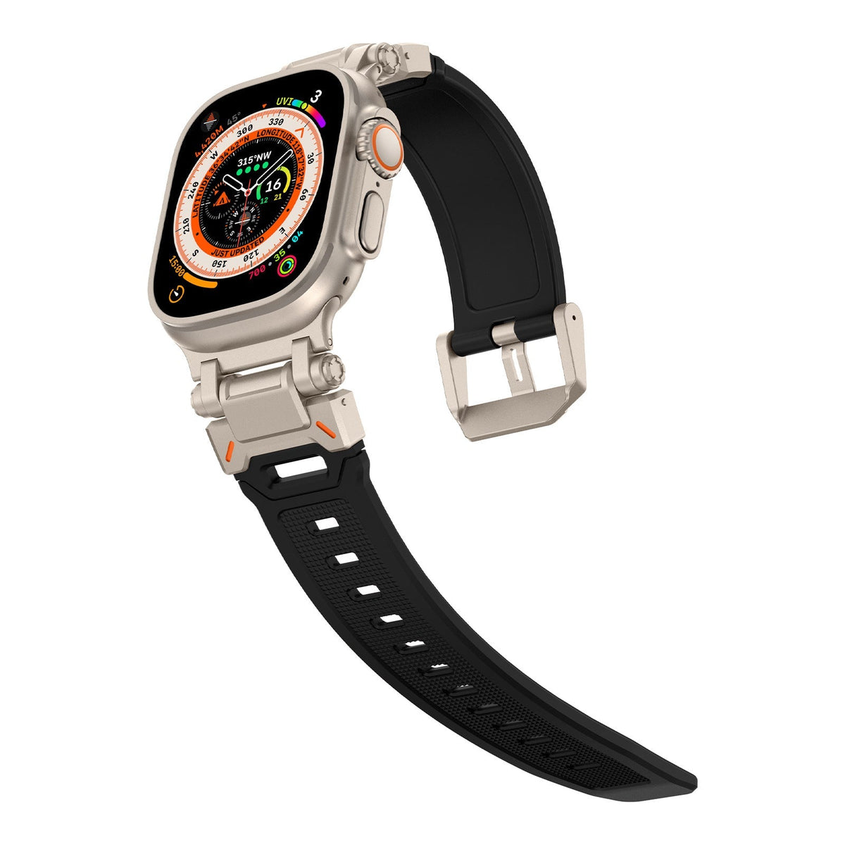 سوار سيليكون بديل Explorer لساعة Apple Watch