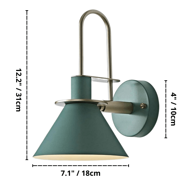 Apliques de pared modernos con diseño de cuerno para dormitorio | livraina