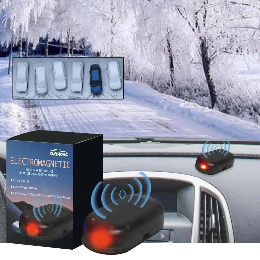 Dispositivo electromagnético de eliminación de nieve con energía solar, tecnología molecular