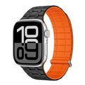 Bracelet de montre magnétique en silicone AP compatible avec l’Apple Watch