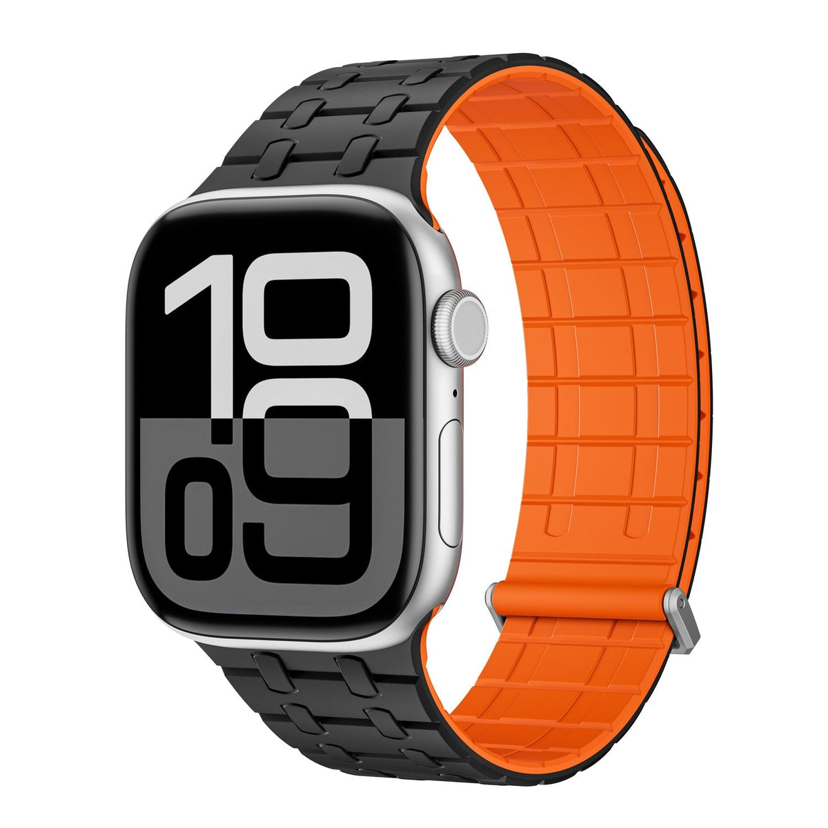Bracelet de montre magnétique en silicone AP compatible avec l’Apple Watch