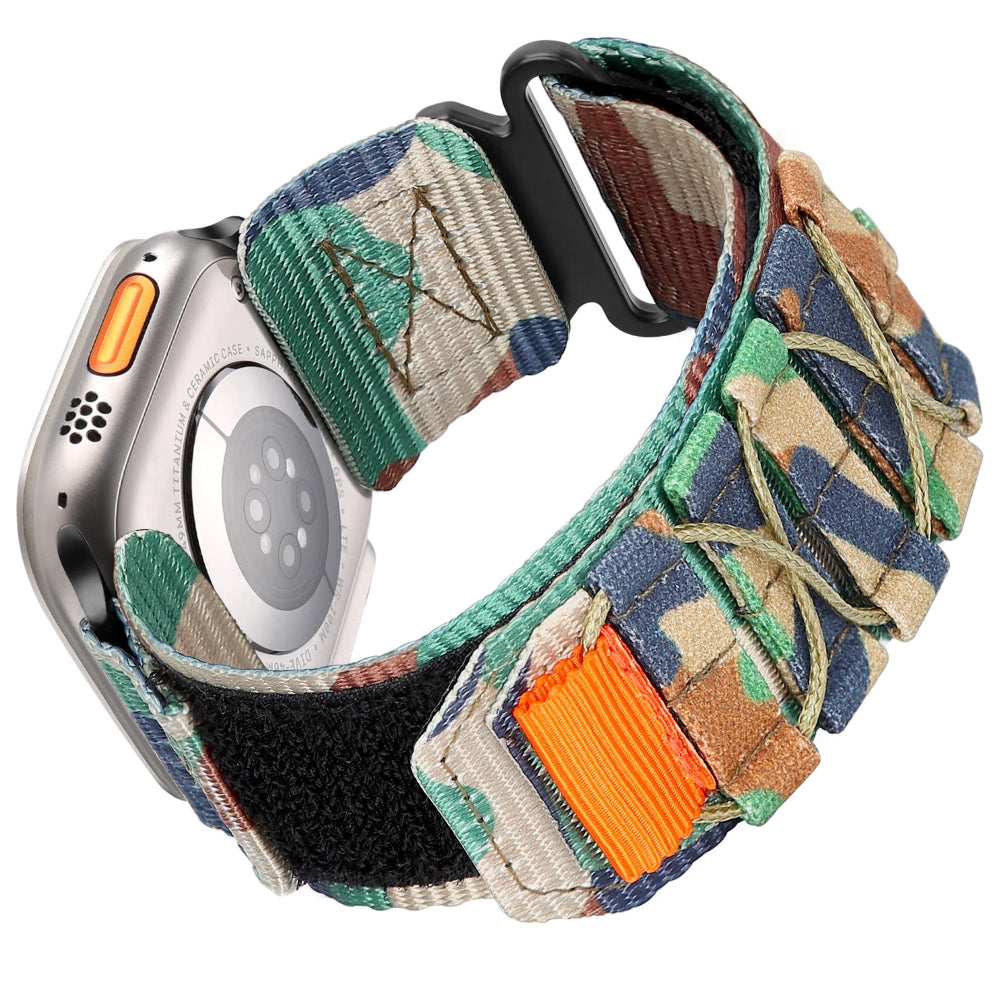 Taktyczny nylonowy pasek do Apple Watch — oddychający, odporny na zużycie