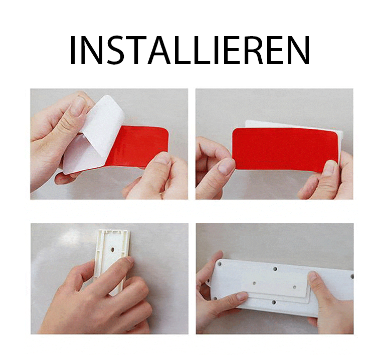 Selbstklebender Wandsteckdosen-Organizer ohne Bohren | livraina