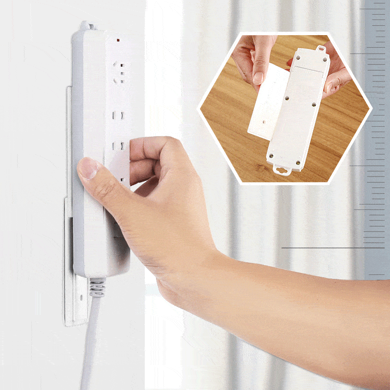 Selbstklebender Wandsteckdosen-Organizer ohne Bohren | livraina