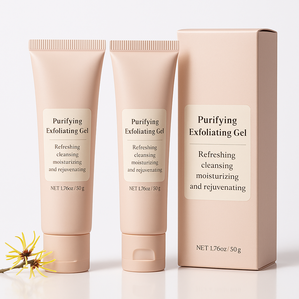 Gel exfoliant LumaGlow en une minute pour une peau plus lisse et éclatante