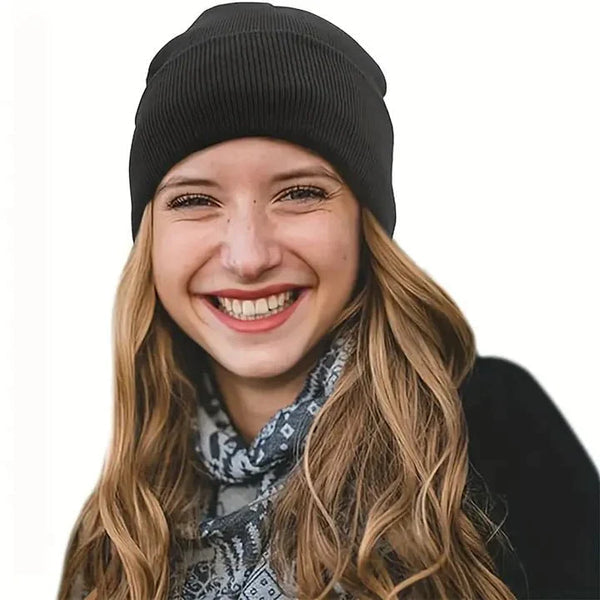 Astra Silk Winter Hat — Wool Blend, Anti-Frizz Hair Protection