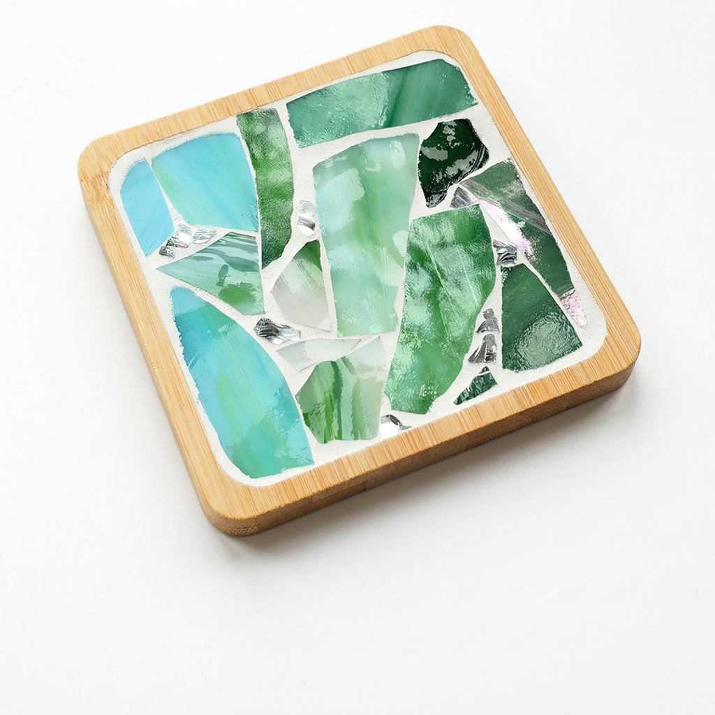 Kit de posavasos familiar MosaicHeart | Convierte cada manualidad en una entrañable magia familiar | livraina