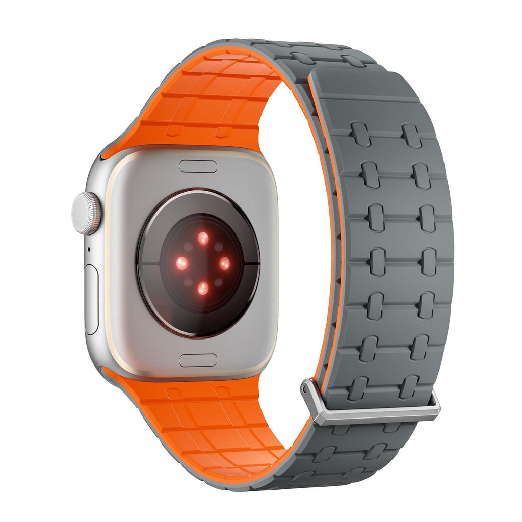 Bracelet de montre magnétique en silicone AP compatible avec l’Apple Watch